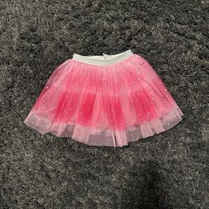 Toddler Sparkly Pink Tutu Tulle Skirt
